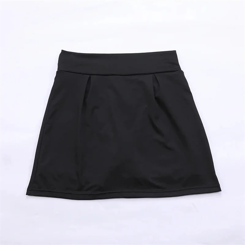 Black skirt on a white background
